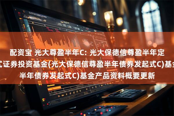 配资宝 光大尊盈半年C: 光大保德信尊盈半年定期开放债券型发起式证券投资基金(光大保德信尊盈半年债券发起式C)基金产品资料概要更新