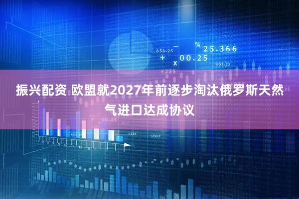 振兴配资 欧盟就2027年前逐步淘汰俄罗斯天然气进口达成协议